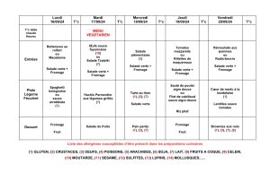 Menus semaine du 16/09/2024