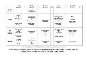 Menus semaine du 23/09/2024