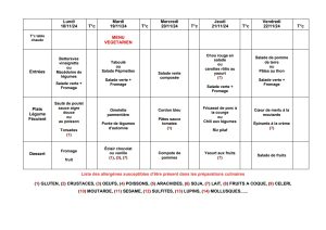 Menus semaine du 18/11/2024