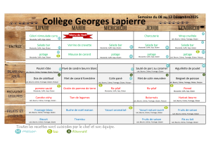 Menus semaine du 08/12/2025